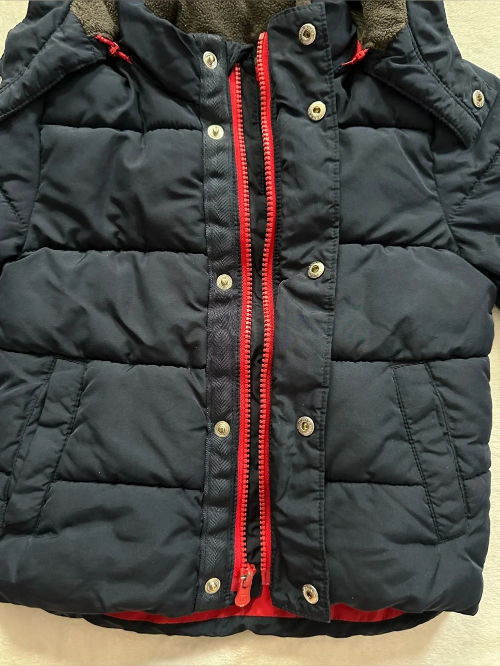 Baby Gap Warmest Jacket True Indigo Blue Toddler Boys Size 2T Puffer Winter
